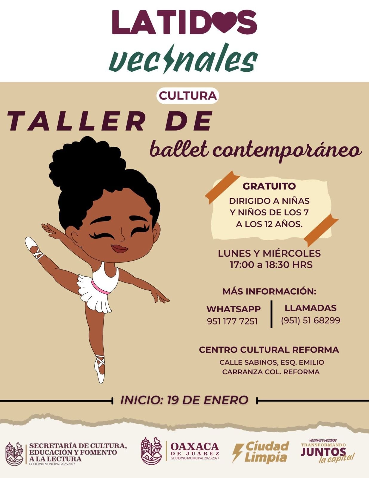 Taller de ballet contemporáneo
