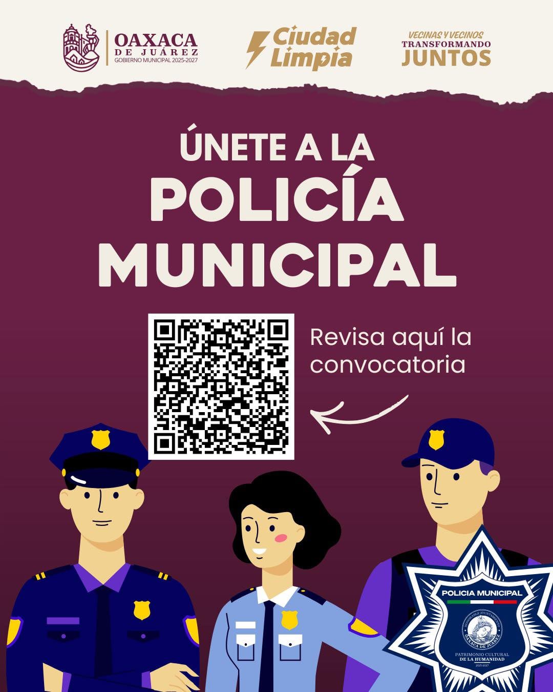 Únete a la policía municipal