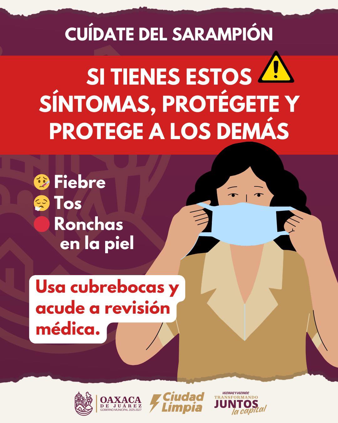 Cuídate del sarampíón