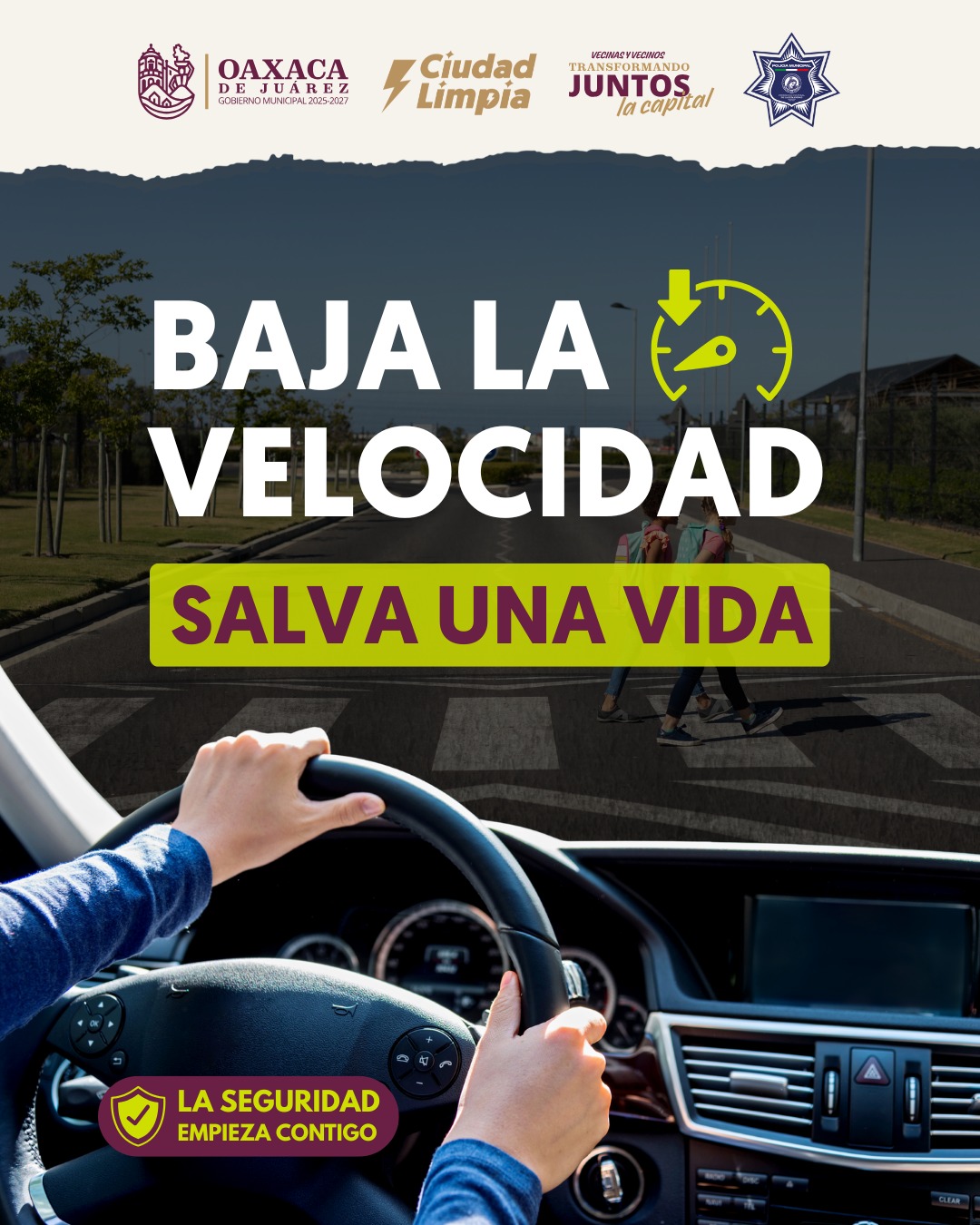 Baja la velocidad