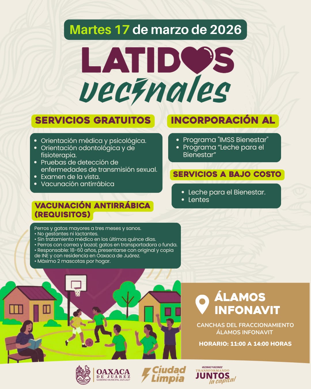 Latidos vecinales, 17 de marzo 2026