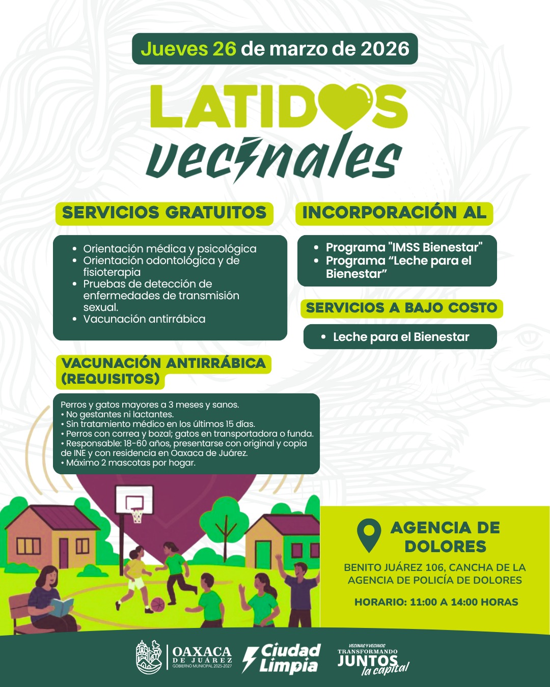 Latidos vecinales, 26 de marzo 2026