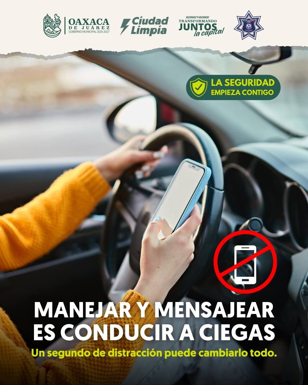 Un mensaje puede esperar… tu vida no