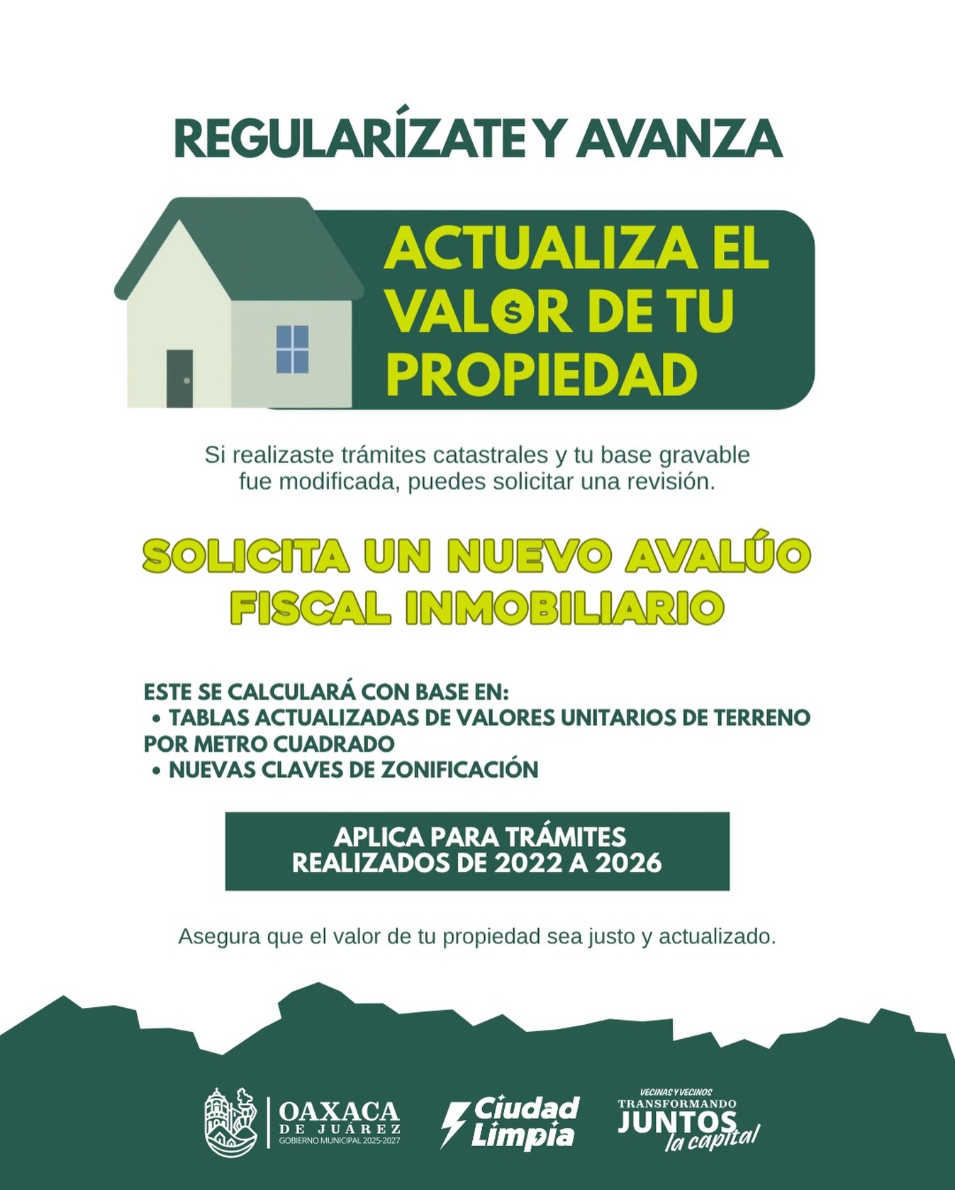Regularizar también es avanzar