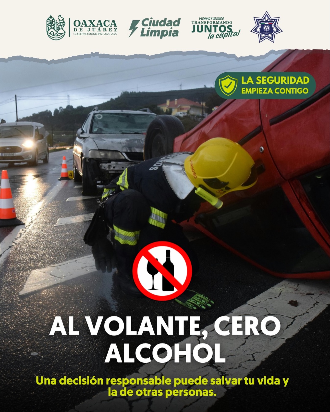 Al volante, cero alcohol