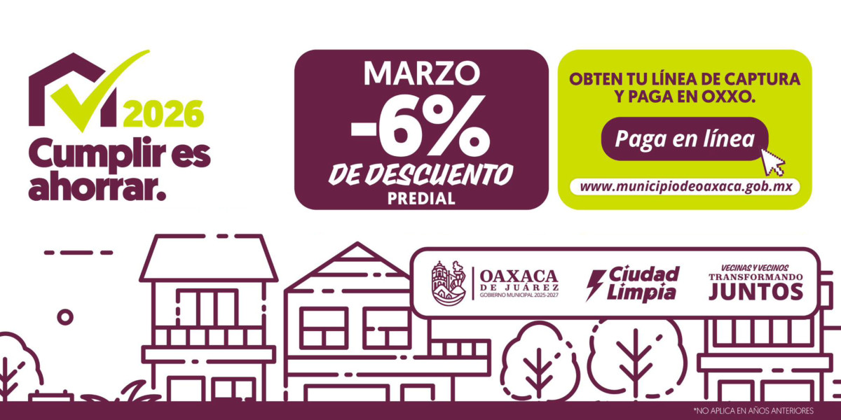 2026 - Cumplir es ahorrar, Marzo