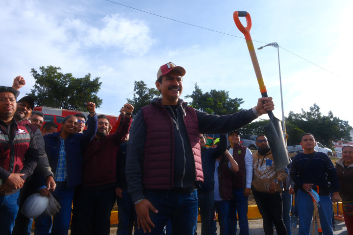 Encabeza Ray Chagoya segundo Tequio Vecinal en el Playón del Río Atoyac