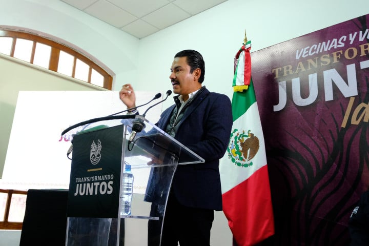 Anuncia Ray Chagoya programa de mejoramiento de infraestructura vial en Oaxaca de Juárez