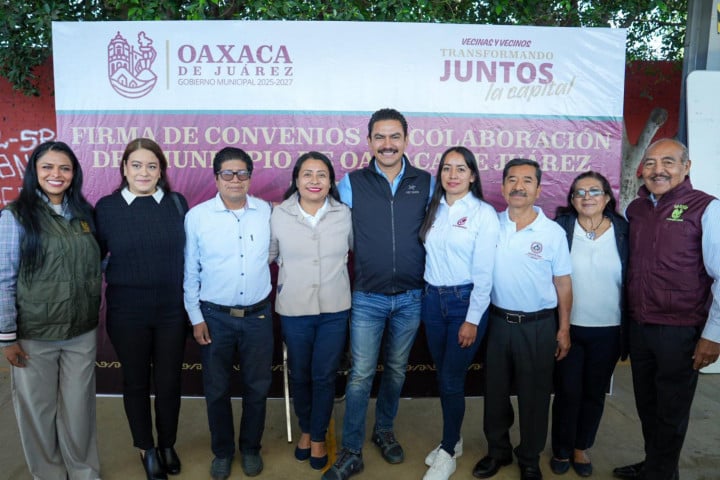 Construye Municipio de Oaxaca de Juárez alianzas en materia educativa