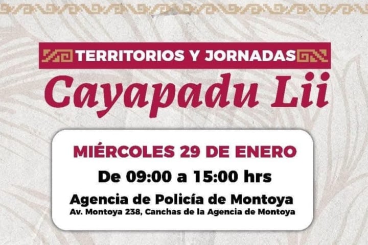 Jornadas Cayapadu Lii llegan a la agencia de Montoya