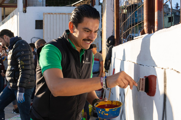 Se suman vecinos de Lomas de San Jacinto a los Tequios Vecinales