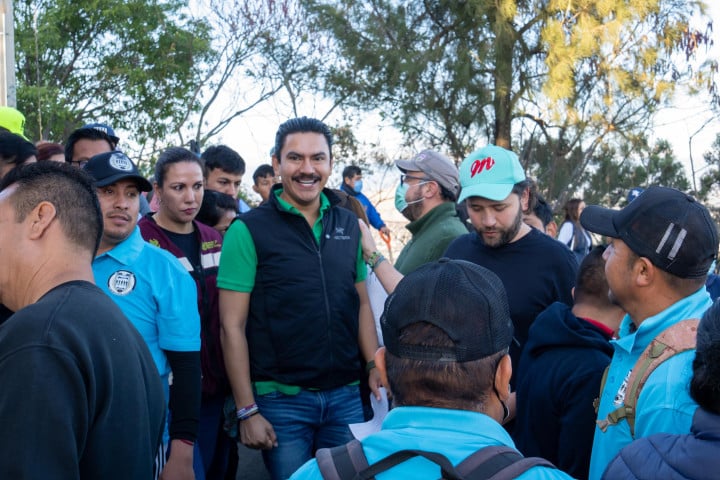 Se suman vecinos de Lomas de San Jacinto a los Tequios Vecinales