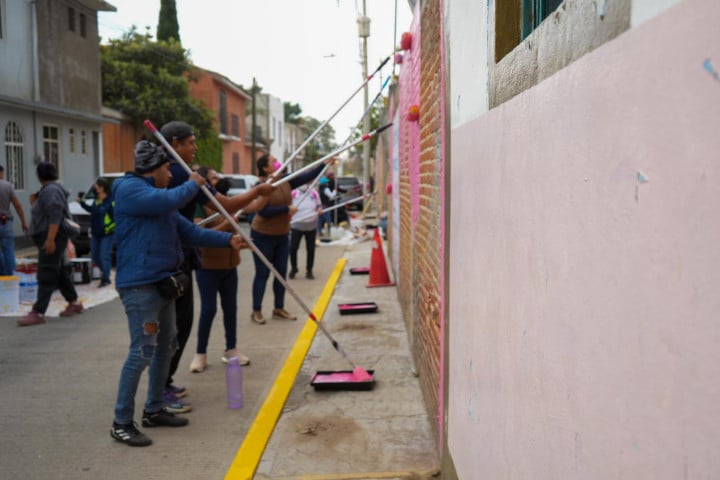 Tequio Vecinal transforma espacios públicos; llegó este sábado a la colonia Presidentes de México en Pueblo Nuevo