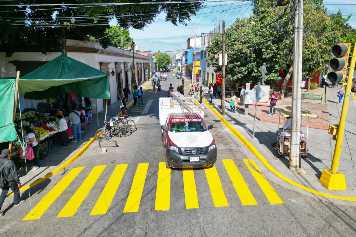 El barrio de la Merced cuenta con un nuevo rostro tras el Tequio Vecinal realizado este domingo