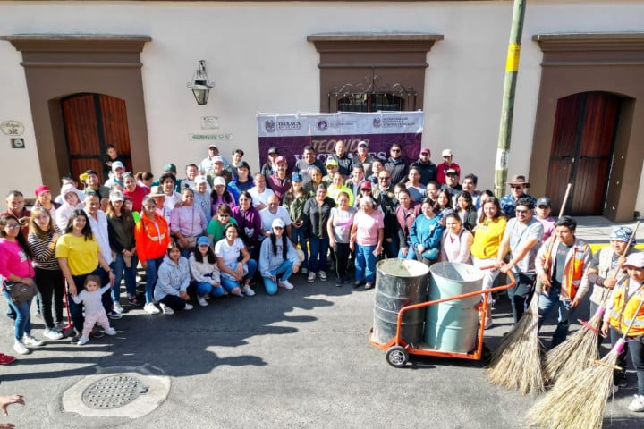 El barrio de la Merced cuenta con un nuevo rostro tras el Tequio Vecinal realizado este domingo