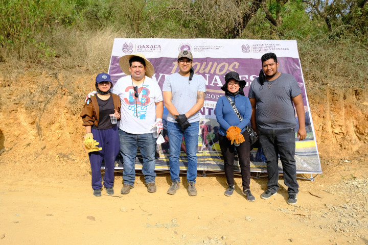 Recuperan espacio público en el Ejido Guadalupe Victoria con Tequio Vecinal