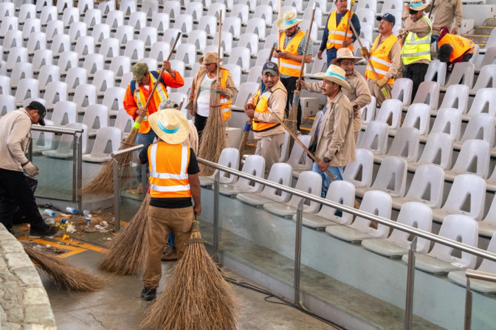 Continúa en acción el plan emergente de recolección de basura durante la Guelaguetza