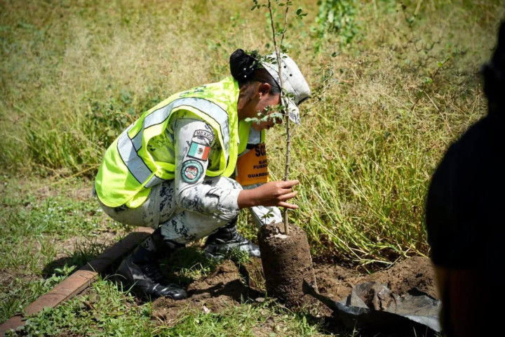 Reforestan la antigua estación del ferrocarril para una ciudad limpia y segura