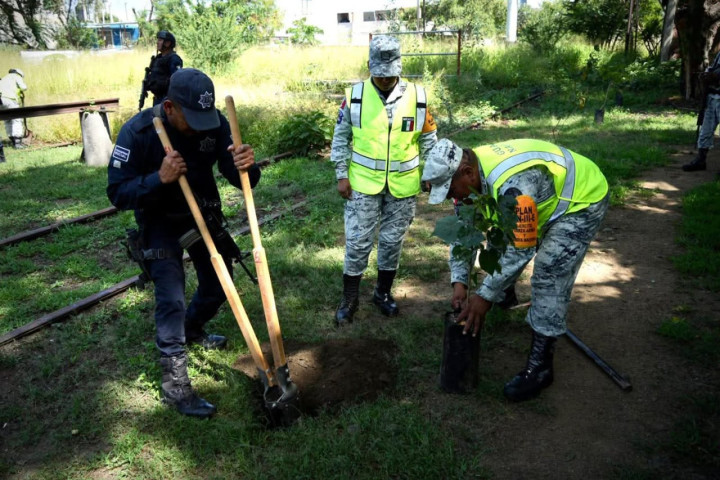 Reforestan la antigua estación del ferrocarril para una ciudad limpia y segura