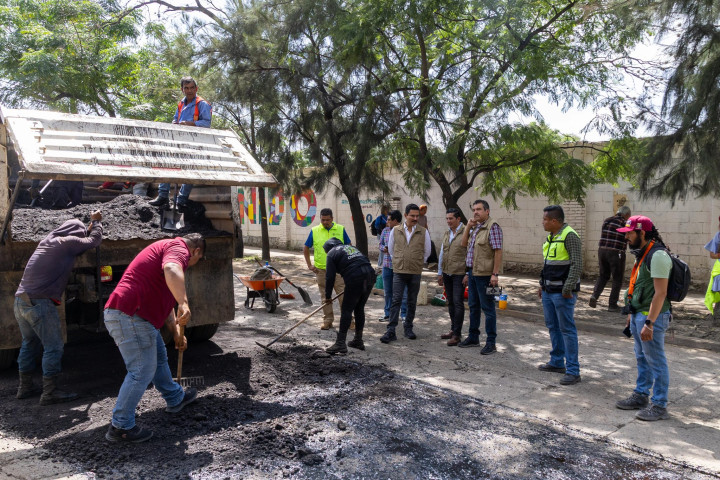 Inicia Bacheo en Avenida Tecnológico para Mejorar la Movilidad en Oaxaca de Juárez