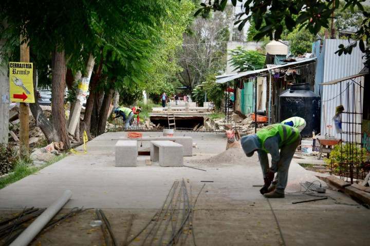 Rehabilita gobierno de Oaxaca de Juárez canal pluvial en la zona sur de la ciudad