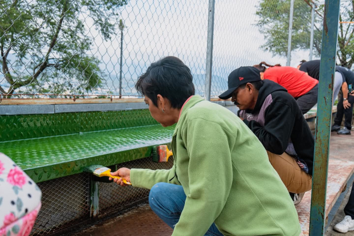 Vecinas y vecinos rescatan espacios públicos en la colonia Bugambilias
