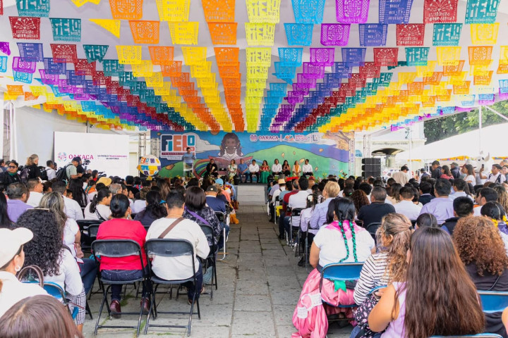 Oaxaca celebra la inauguración de la Feria Intercultural de Escritura y Lectura 2025