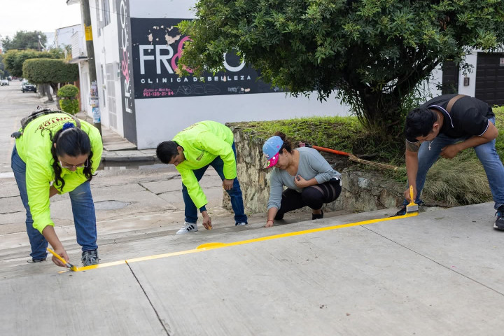 Tequio vecinal en San José La Noria refuerza la cultura de la limpieza y el trabajo colectivo