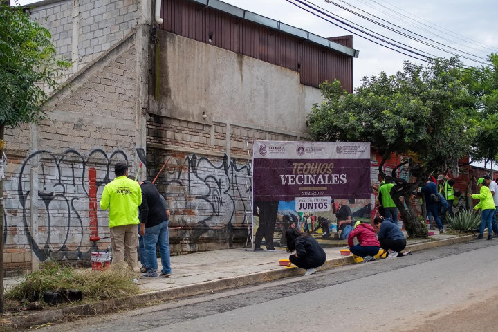 Tequios Vecinales fortalecen la participación ciudadana en Oaxaca de Juárez