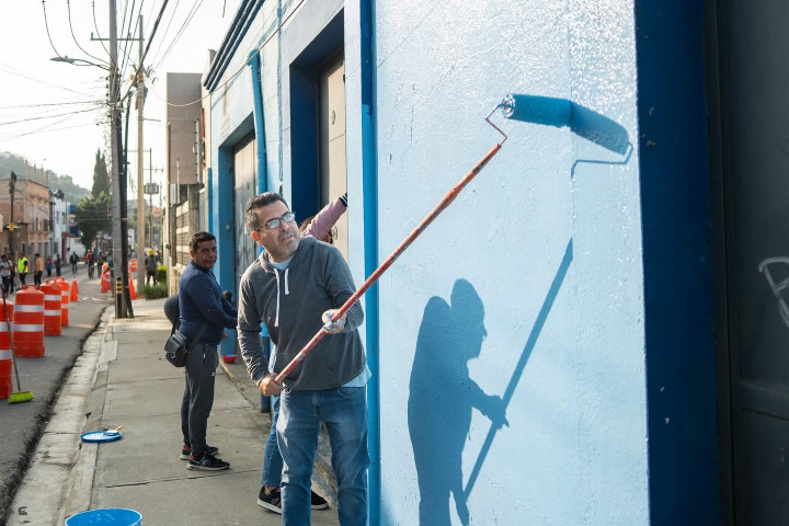 Vecinas y vecinos del Exmarquesado transforman su barrio con el Tequio Vecinal