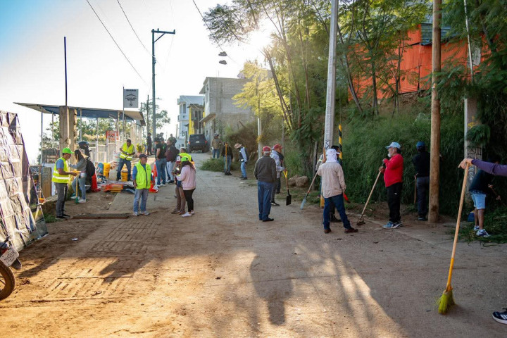 Vecinas y vecinos fortalecen la seguridad en San Juan Chapultepec con Tequio Vecinal