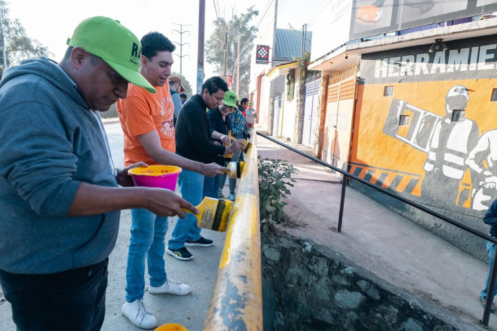 Vecinas y vecinos de San Martín Mexicápam se suman al Tequio Vecinal para fortalecer su entorno