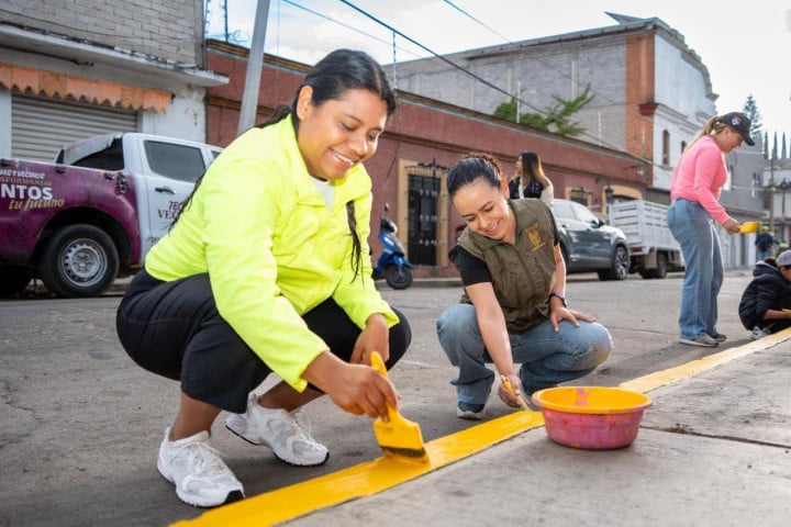 Volcanes se activa con un Tequio Vecinal que fortalece una ciudad limpia y segura