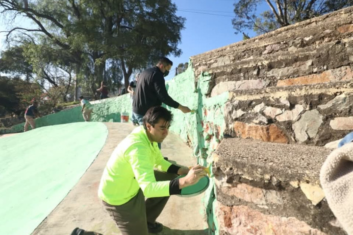Megatequio de limpieza en las riberas del río Atoyac contribuye a una ciudad segura