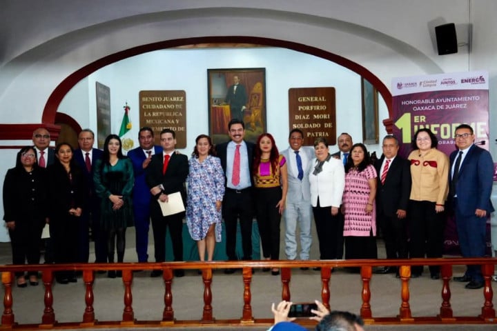 Honorable Cabildo de Oaxaca de Juárez rinde su Primer Informe de Actividades