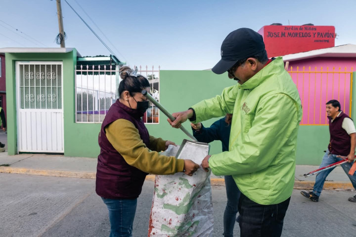 Tequio Vecinal transforma Viguera con acciones visibles y permanentes en las calles