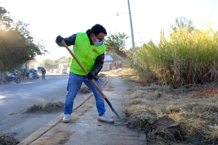 Tequio Vecinal suma esfuerzo ciudadano en San Luis Beltrán