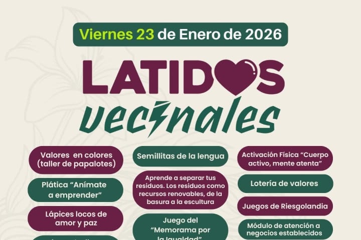 Latidos Vecinales llega a colonias y agencias de Oaxaca de Juárez para fortalecer la convivencia