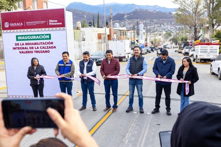 Calzada Valerio Trujano luce renovada en beneficio de vecinas y vecinos