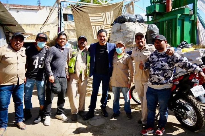 Ray Chagoya fortalece el Área de Barridos con nuevo equipamiento para mantener limpia la capital