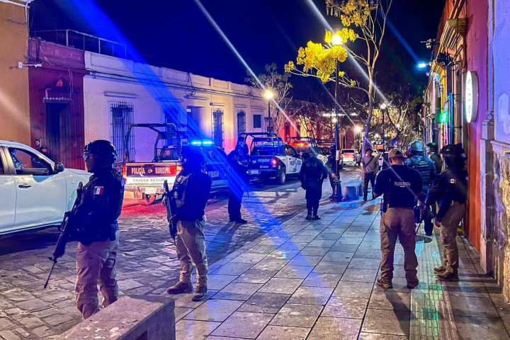 Se realizó un operativo de seguridad y verificación en establecimientos del Centro Histórico de Oaxaca de Juárez