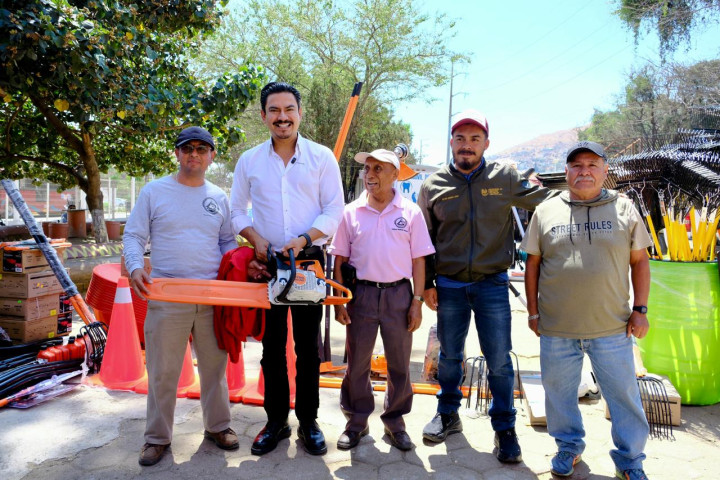 Más herramientas para cuidar la ciudad: Ray Chagoya fortalece a Parques y Jardines