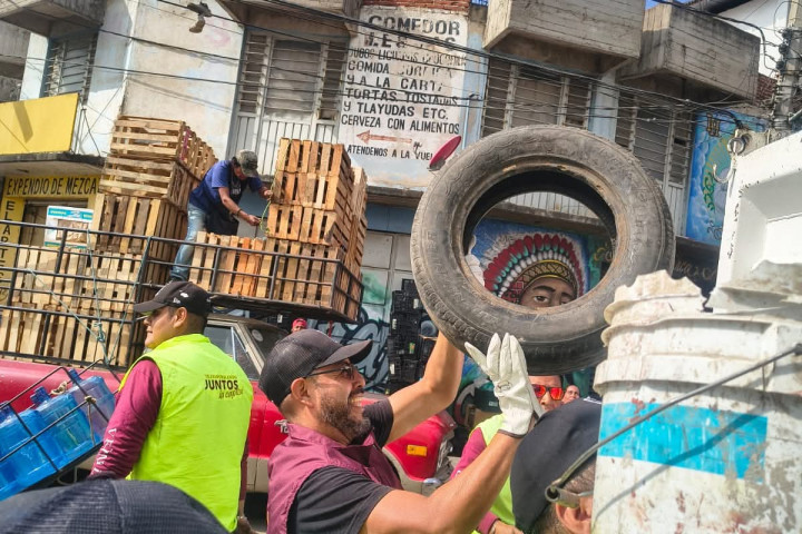 Operativo Calle Libre y Segura en el Mercado de Abasto