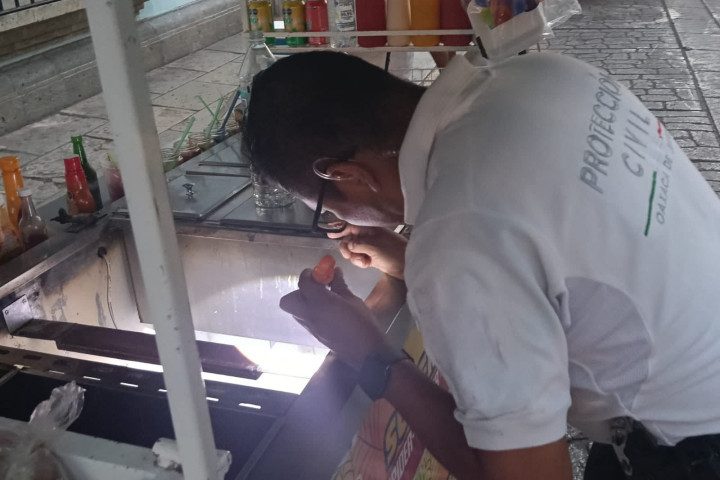 Atención a incidente por acumulación de gas