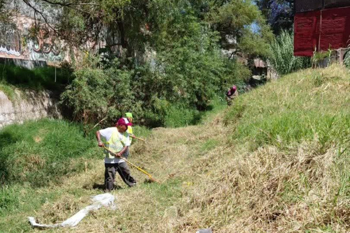 Continúan las labores de limpieza en el Río San Felipe