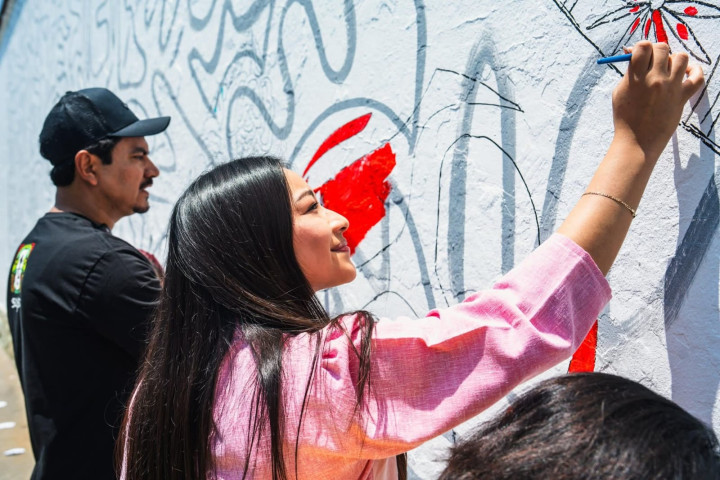 Un mural que se construye entre todas y todos