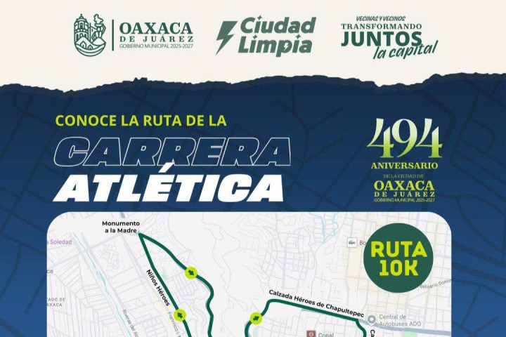 Todo listo para correr por Oaxaca