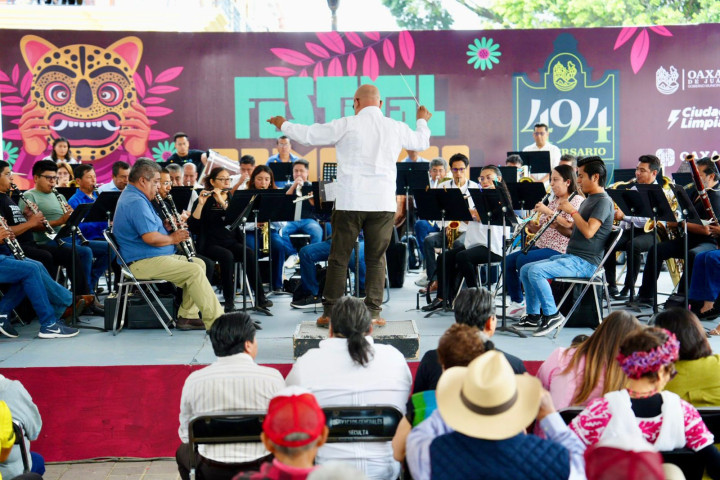 Arranca el Festival Primavera 2026 con música y tradición en Oaxaca de Juárez