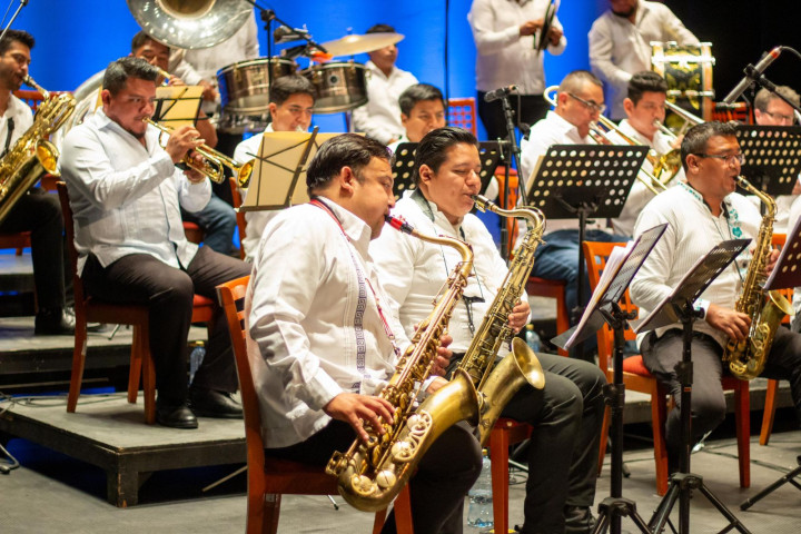 Lleno total en el concierto de la Banda Regional Princesa Donashii