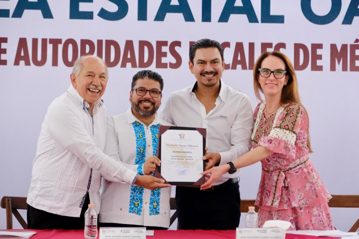 Ray Chagoya asume la Coordinación Estatal de la Asociación de Autoridades Locales de México A.C. en Oaxaca